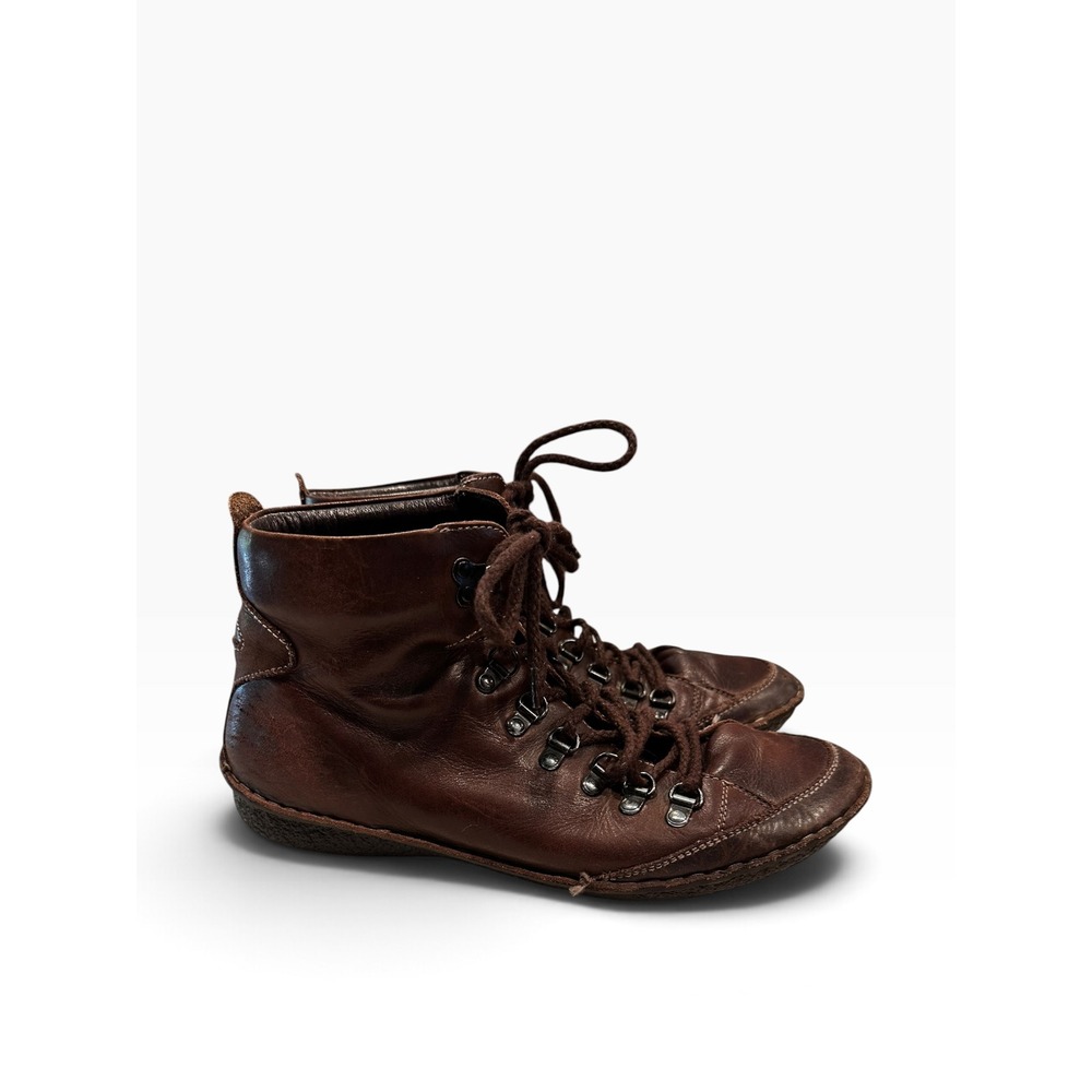 Pikolinos Mens Brown Leather Lace Up Ankle Boots Hiker Style Size 42